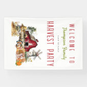 Stall Windmill Fall Harvest Party Erntedank Banner (Horizontal)