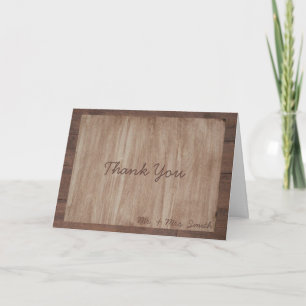 Stall Wood and Birch Country Danke Karte