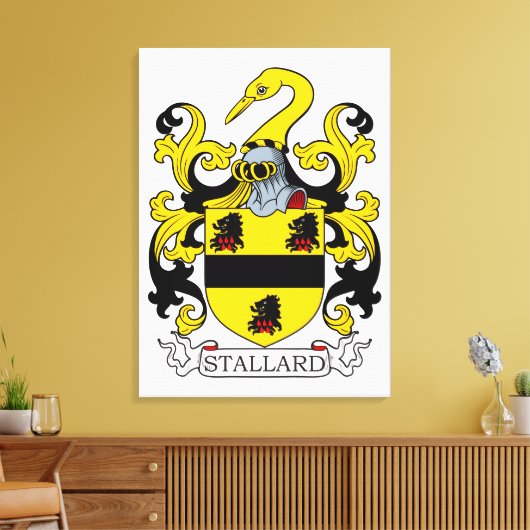 Stallard-Wappen Leinwanddruck (Insitu (Wohnzimmer))