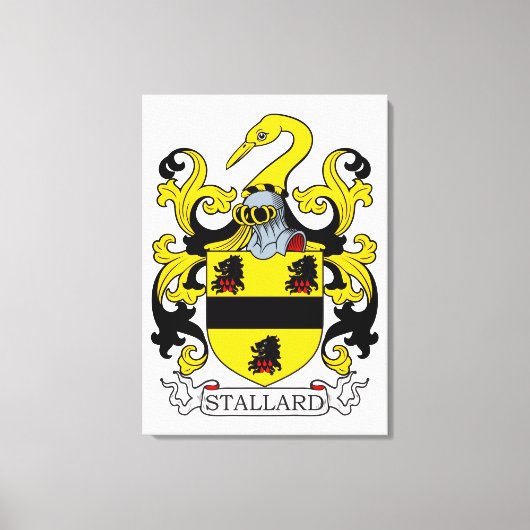 Stallard-Wappen Leinwanddruck (Vorderseite)