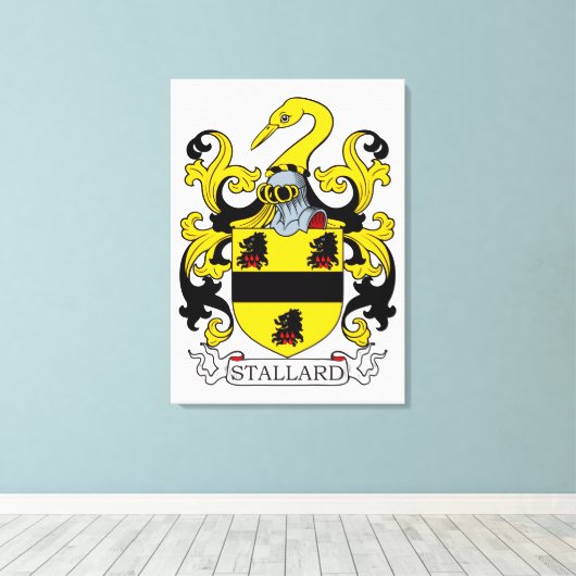 Stallard-Wappen Leinwanddruck (Insitu (Holzboden))