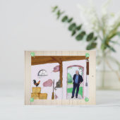 Stallbild Postkarte (Stehend Vorderseite)