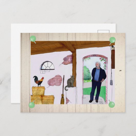 Stallbild Postkarte (Vorne/Hinten)