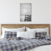 Stalldach mit Sturm im Hintergrund Canvas Print Leinwanddruck (Insitu (Schlafzimmer))
