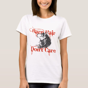 Stallhaar kümmern sich nicht   Pferd & Girl T-Shirt