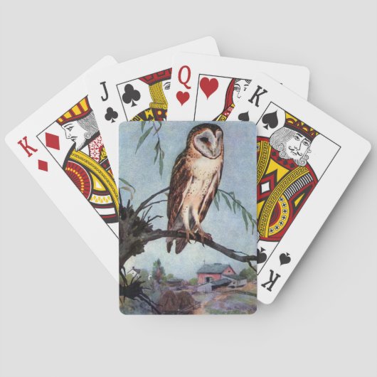 Stallhäuser, Bauernhof und Stall Spielkarten (Rückseite)
