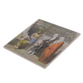 Stallholder, das gewürzte Zartheit beim Bazaa Fliese (Seite)