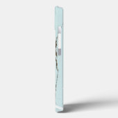 Stallholz Aqua-Seesterne-Muscheln Case-Mate iPhone Hülle (Rückseite / Links)