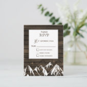 Stallholz Camping Rustikale Berge Hochzeiten Rsvp (Stehend Vorderseite)