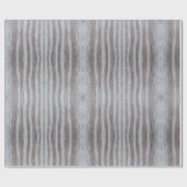 Stallholz Graue schwarze Streifen Geschenkpapier (Flach)