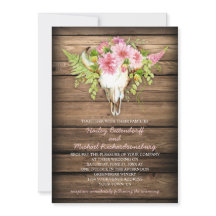 Stallholz Rosa Blume Kuh Schädelhorn Hochzeit