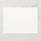 Stallholz Rustikale Pflaume Herbstlaube Hochzeit R Einladungspostkarte (Rückseite)