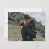 Stallholz Sonnenblumen Foto Ändern Sie das Datum R Save The Date (Rückseite)