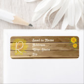 Stallholz Sonnenblumen und Vintage Spitzen Monogra (Insitu)