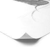 Stallhuhn | Art Print Poster (Ecke)