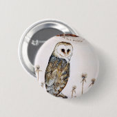 Stallhuhn auf der Jagd Button (Vorne & Hinten)