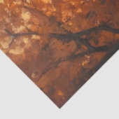 Stallhuhn auf Pumpkin Herbstdekoupage Seidenpapier (Ausschnitt)