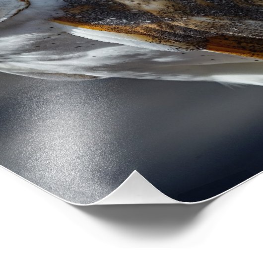 Stallhuhn Fotodruck (Ecke)