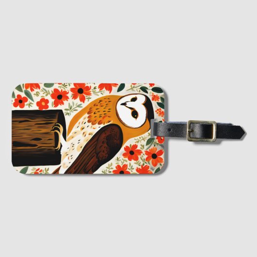 Stallhuhn Gepäckanhänger (Vorderseite (Horizontal))