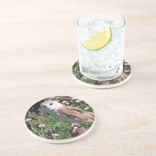 Stallhuhn Getränkeuntersetzer (Seite)