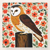 Stallhuhn Glasuntersetzer (Vorderseite)