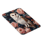 Stallhuhn in rosa Rosen flexibel Magnet (Rechte Seite)