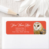 Stallhuhn mit roter Rücksendeadresse (Insitu)