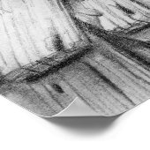 Stallhuhn Poster (Ecke)