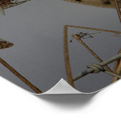 Stallhuhn Poster (Ecke)