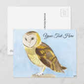 Stallhuhn Postkarte (Vorne/Hinten)