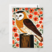 Stallhuhn Postkarte (Vorne/Hinten)