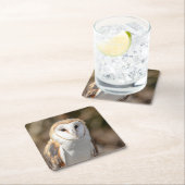 Stallhuhn Rechteckiger Pappuntersetzer (Vor Ort)