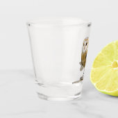 Stallhuhn Schnapsglas (Links)