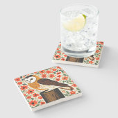 Stallhuhn Steinuntersetzer (Seitenansicht)