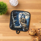 Stallhuhn und Vollmond Topflappen (Oben Unten)