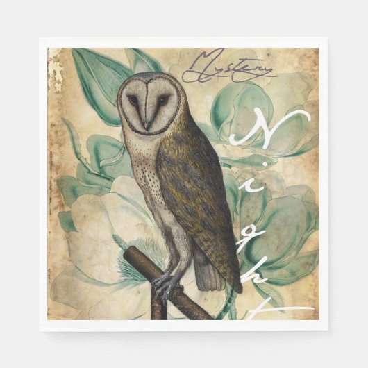 Stallhuhn Vintag Serviette (Vorderseite)