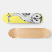 Stallhuhn - Zeichnend in schwarzem Pen-Skateboard Skateboard (Horizontal)
