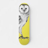 Stallhuhn - Zeichnend in schwarzem Pen-Skateboard Skateboard (Vorne)
