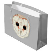 Stallhühner Große Geschenktasche Geschenktüte (Rückseite Schrägansicht)