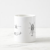 Stallion des MeerCH-53 Kaffeetasse (Mittel)