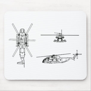 Stallion des MeerCH-53 Mousepad