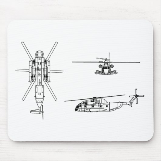 Stallion des MeerCH-53 Mousepad (Vorne)