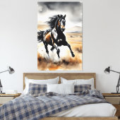 Stallion in Full Stride Leinwanddruck (Insitu (Schlafzimmer))