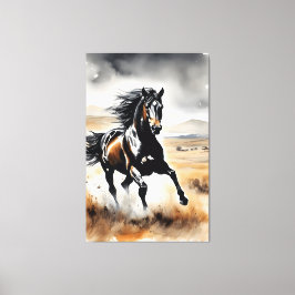 Stallion in Full Stride Leinwanddruck