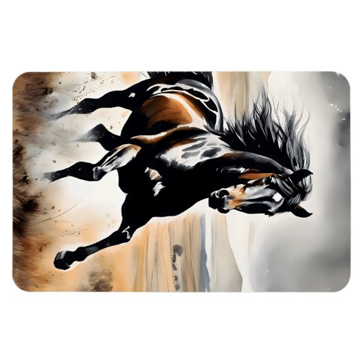Stallion in Full Stride Magnet (Horizontal)