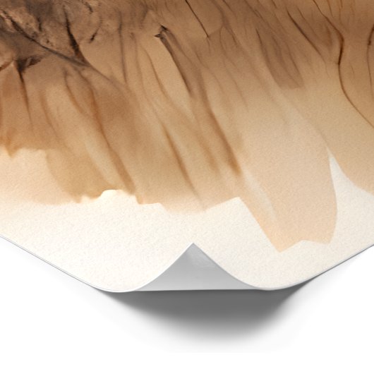 Stallion in Full Stride Poster (Ecke)