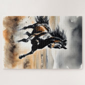 Stallion in Full Stride Puzzle (Horizontal)