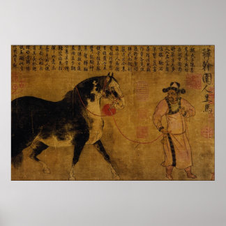 Stallion mit Erdung Poster