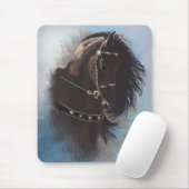 Stallion Portrait - Mousepad (Mit Mouse)