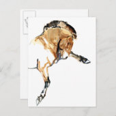 Stallion Postkarte (Vorne/Hinten)